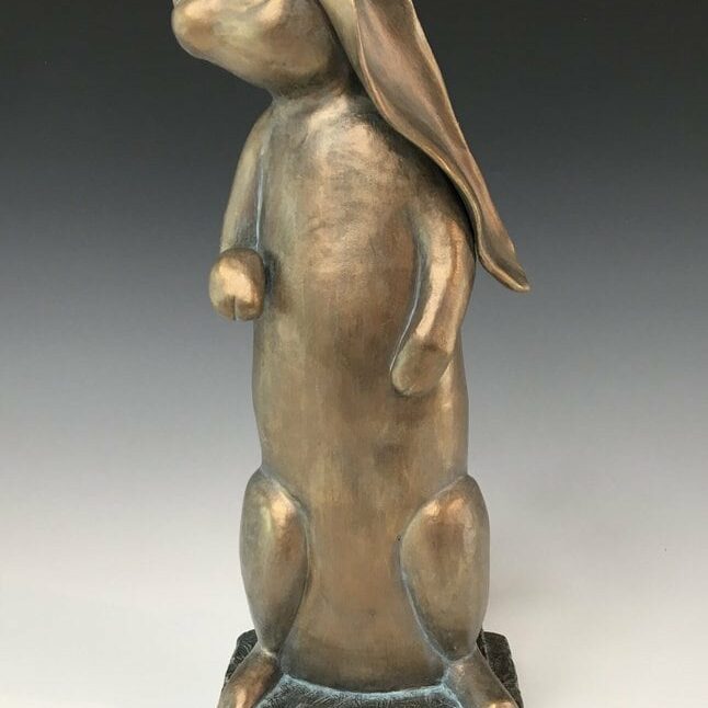 Ceramic rabbit, SOLD